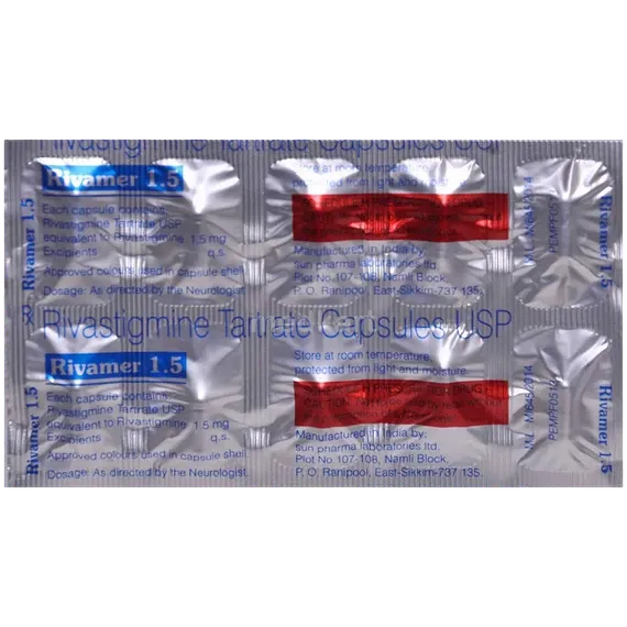 rivamer 1.5mg capsule 10's